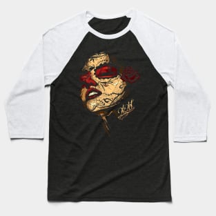 Dead Dancer Tattoo Baseball T-Shirt